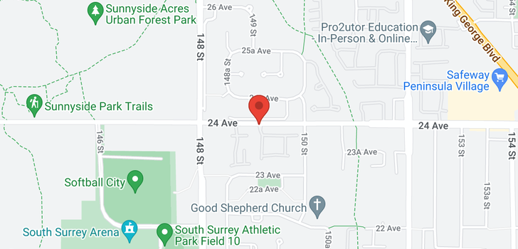 map of 24 14968 24 AVENUE